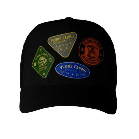 BADGE OF HONOR HAT - BLACK