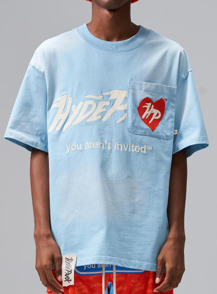 POCKETS FULL TEE - BLUE