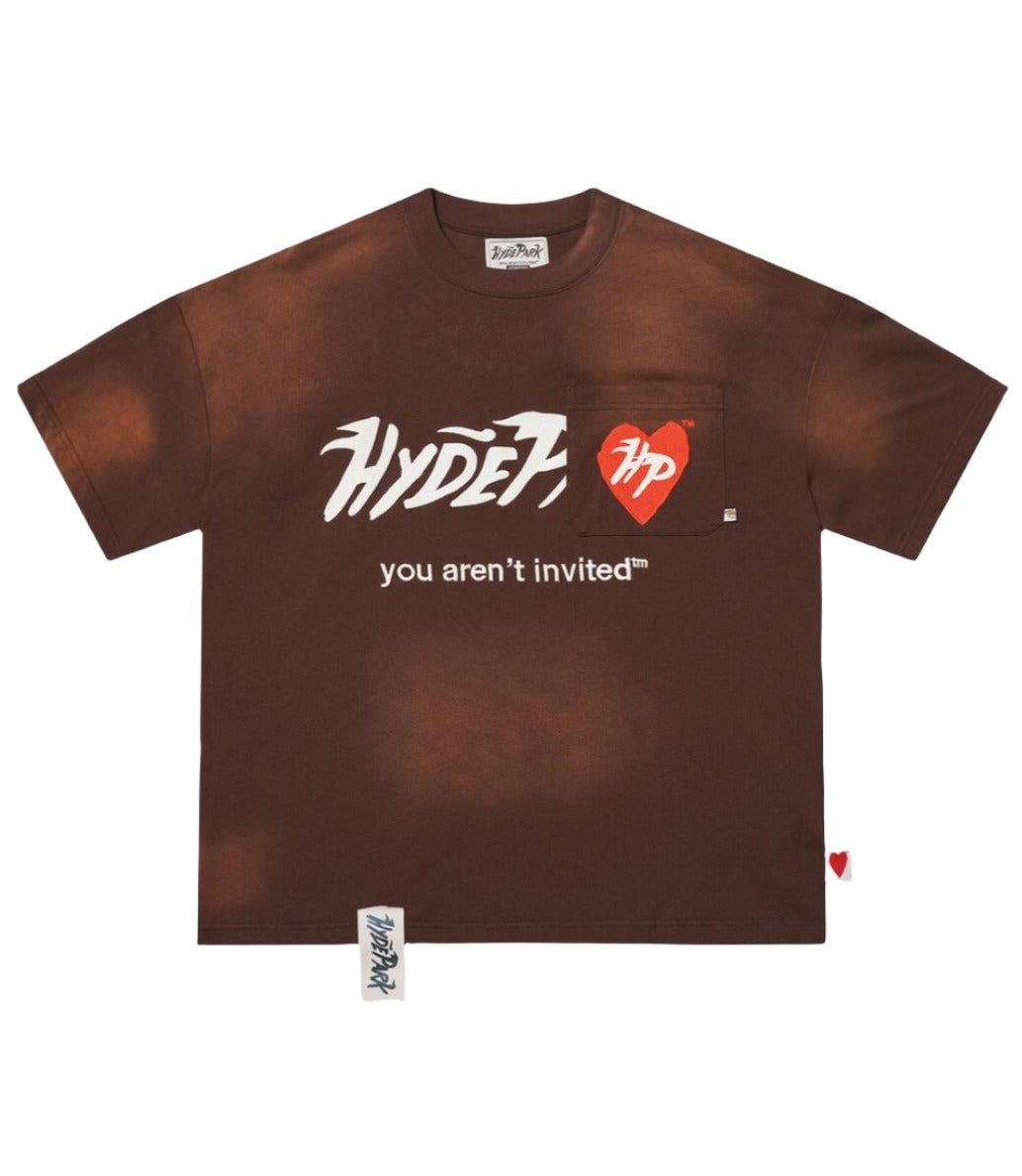 POCKETS FULL TEE - BROWN