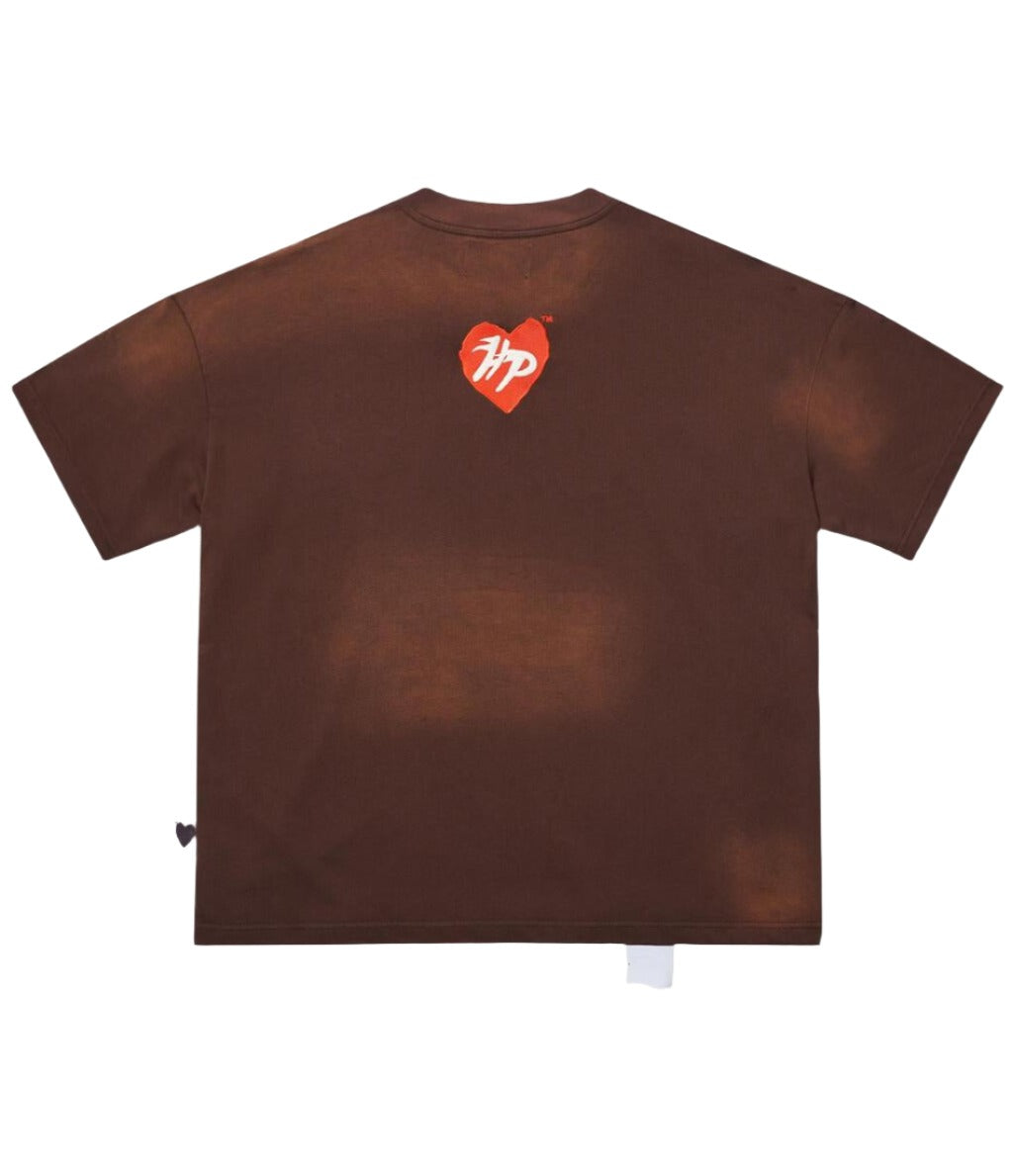 POCKETS FULL TEE - BROWN