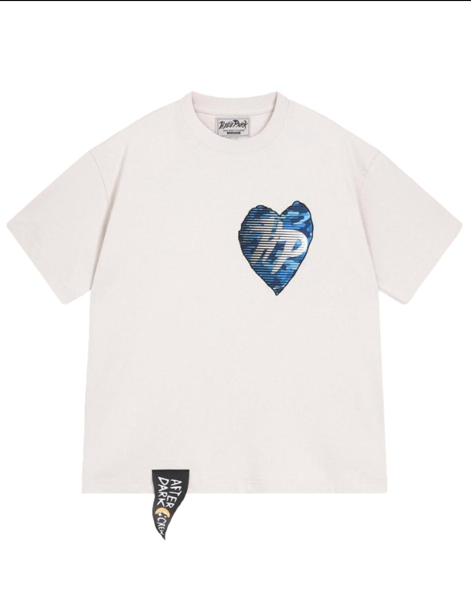CAMO STRIPES TEE - BLUE