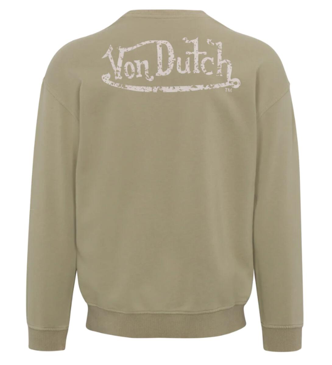 FRENCH TERRY VON DUTCH SAGE CREW NECK SWEATER