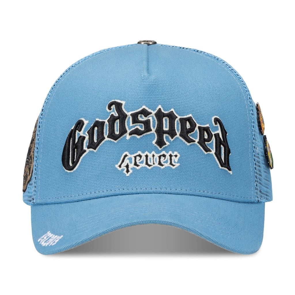 GS FOREVER TRUCKER HAT - BABY BLUE