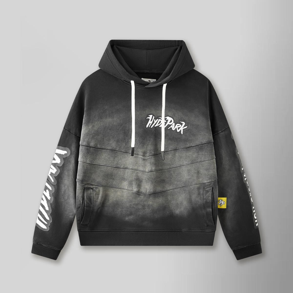 Hyde Park Double Velocity Hoodie in black Night Fall – view 1 of 2