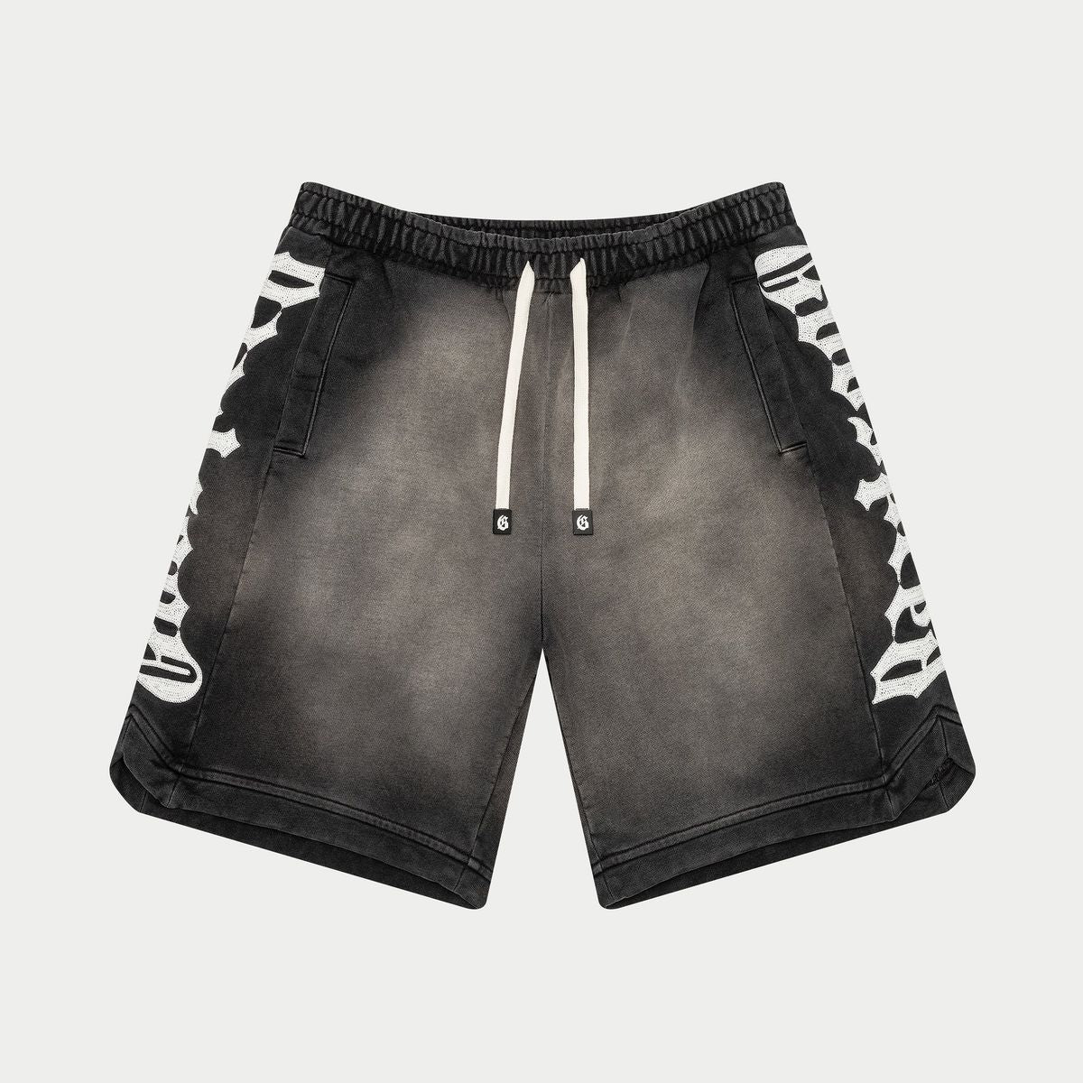 Godspeed CourtSide Shorts in black sun-fade – view 1 of 3