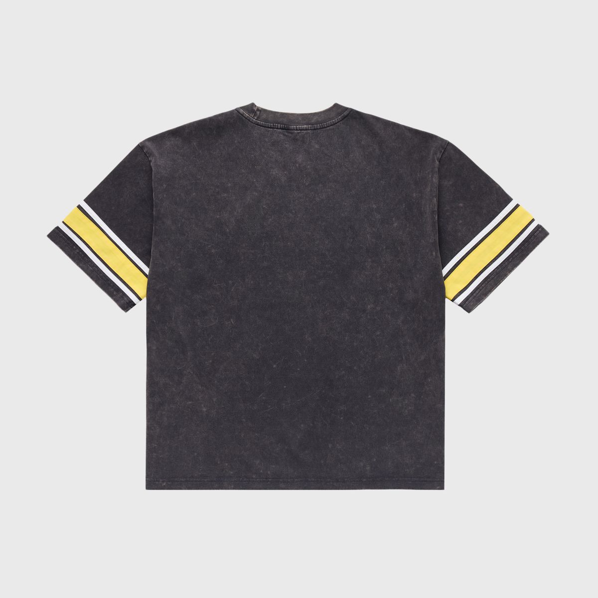 Homme + Femme Osaka Rhinestone Tee in black and yellow – view 2 of 2