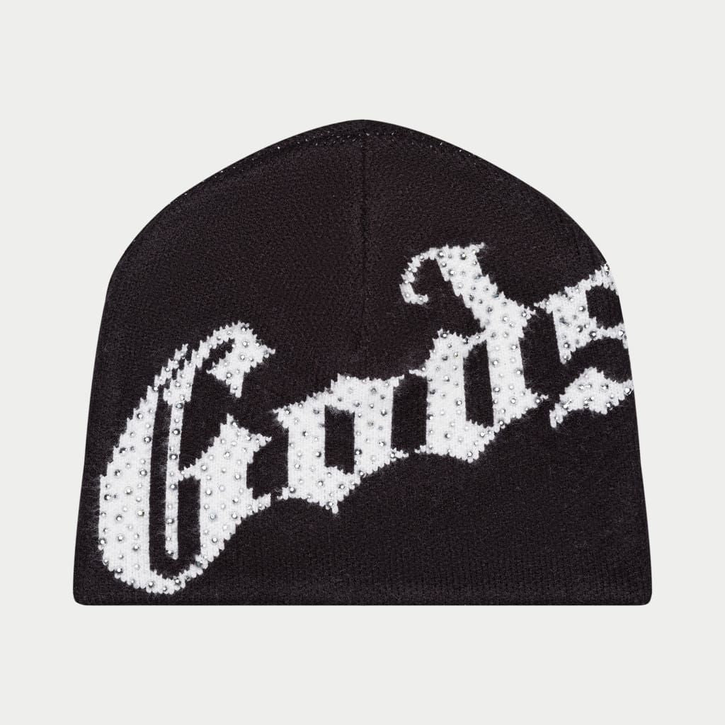 OG Logo Studded Beanie (BOOM) - Black/White