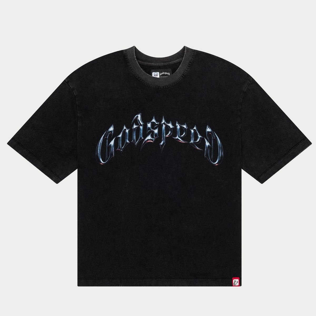 Godspeed Symmetrical Logo T-Shirt (Black Wash) – view 1 of 3