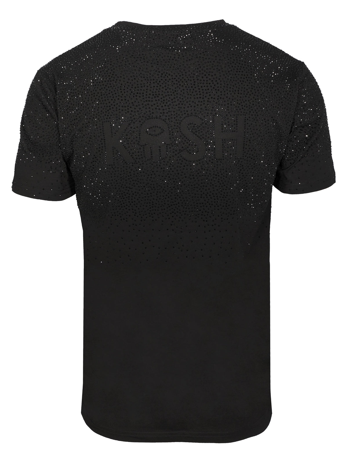 KASH LOGO DIAMOND TEE - BLACK