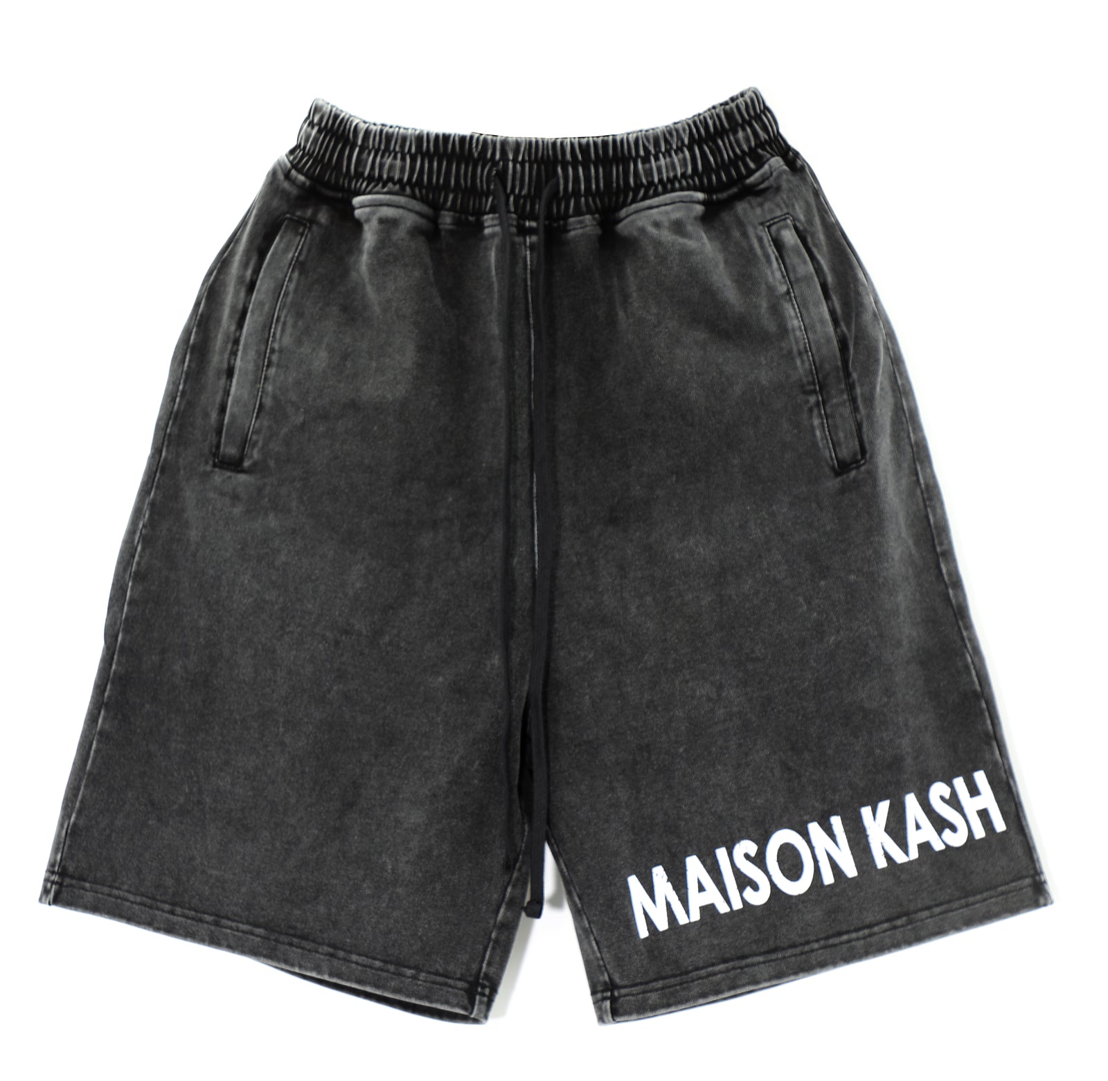 Kash Maison Shorts in black sun fade – view 1 of 2