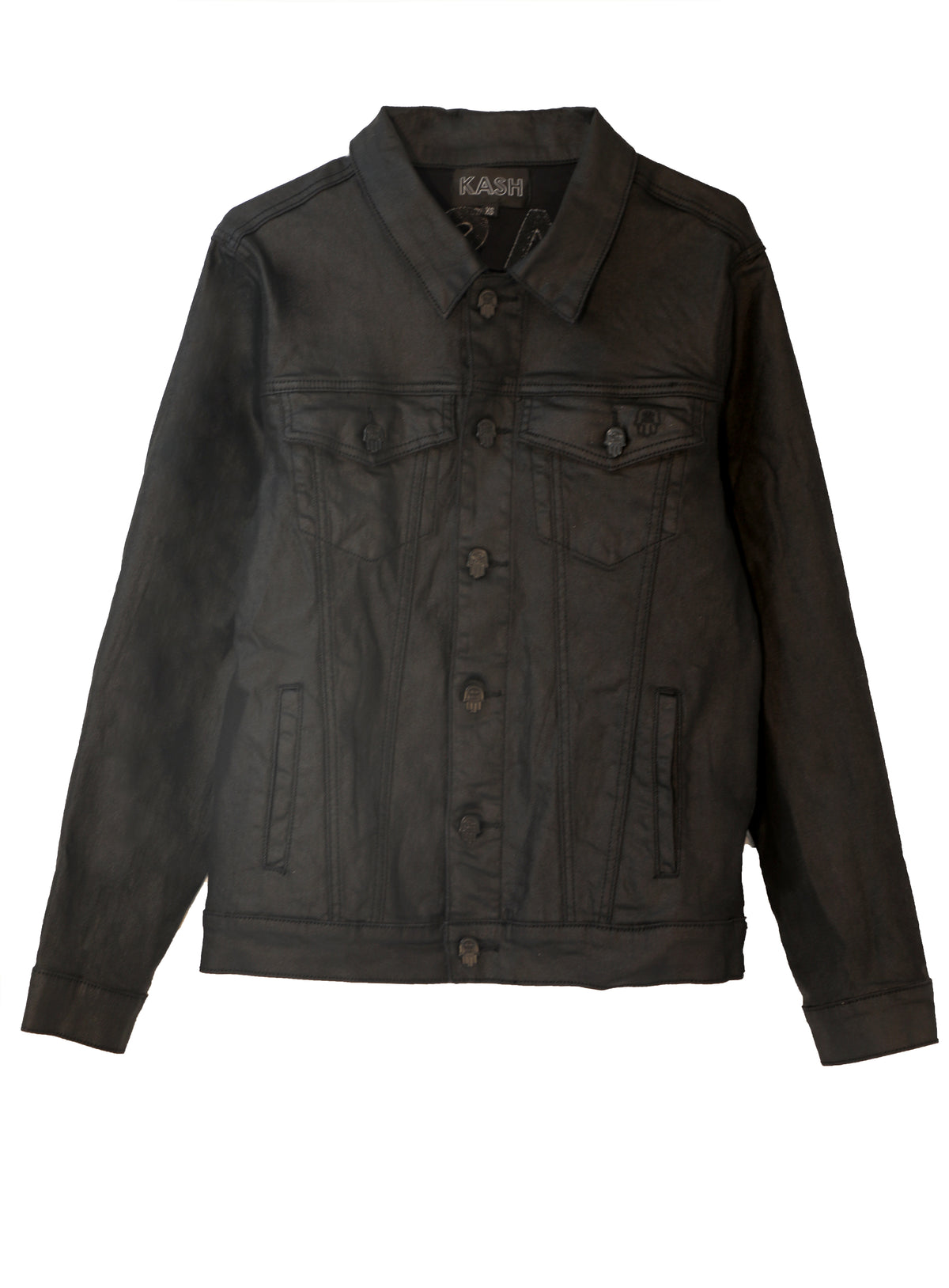 Kash Wax Jacket - Black