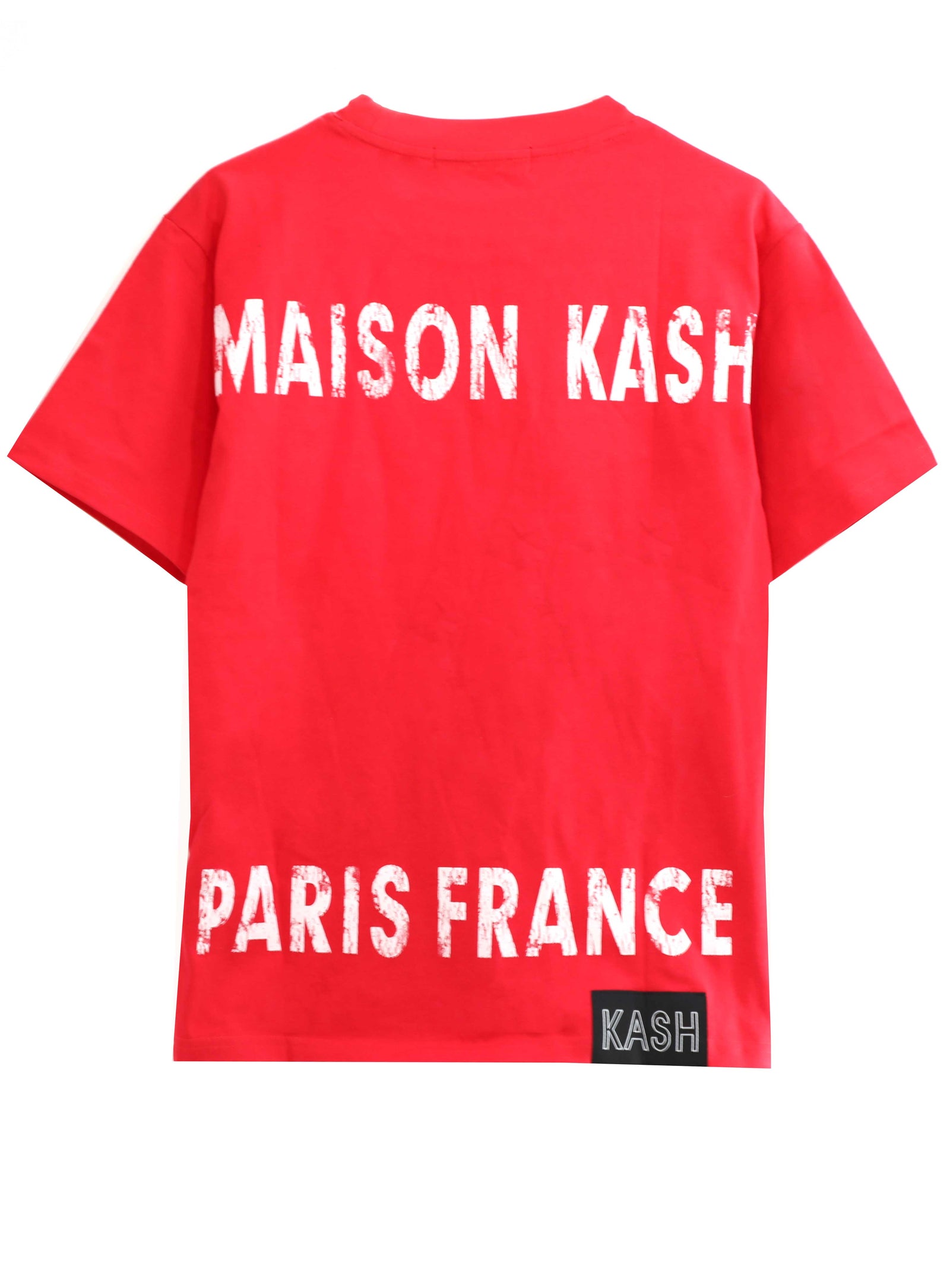 Valentine Maison Kash Tee in red – view 1 of 4