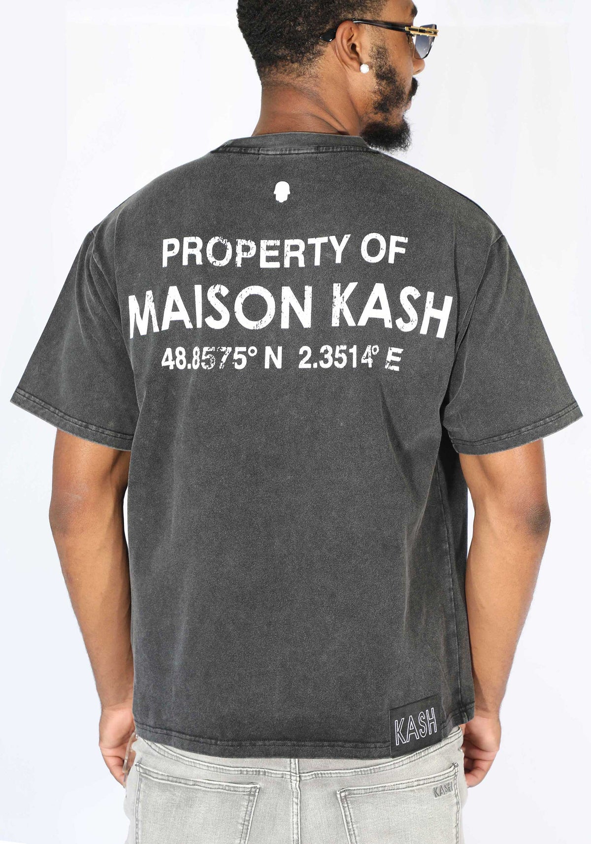Property of Maison Kash Tee - Grey Wash