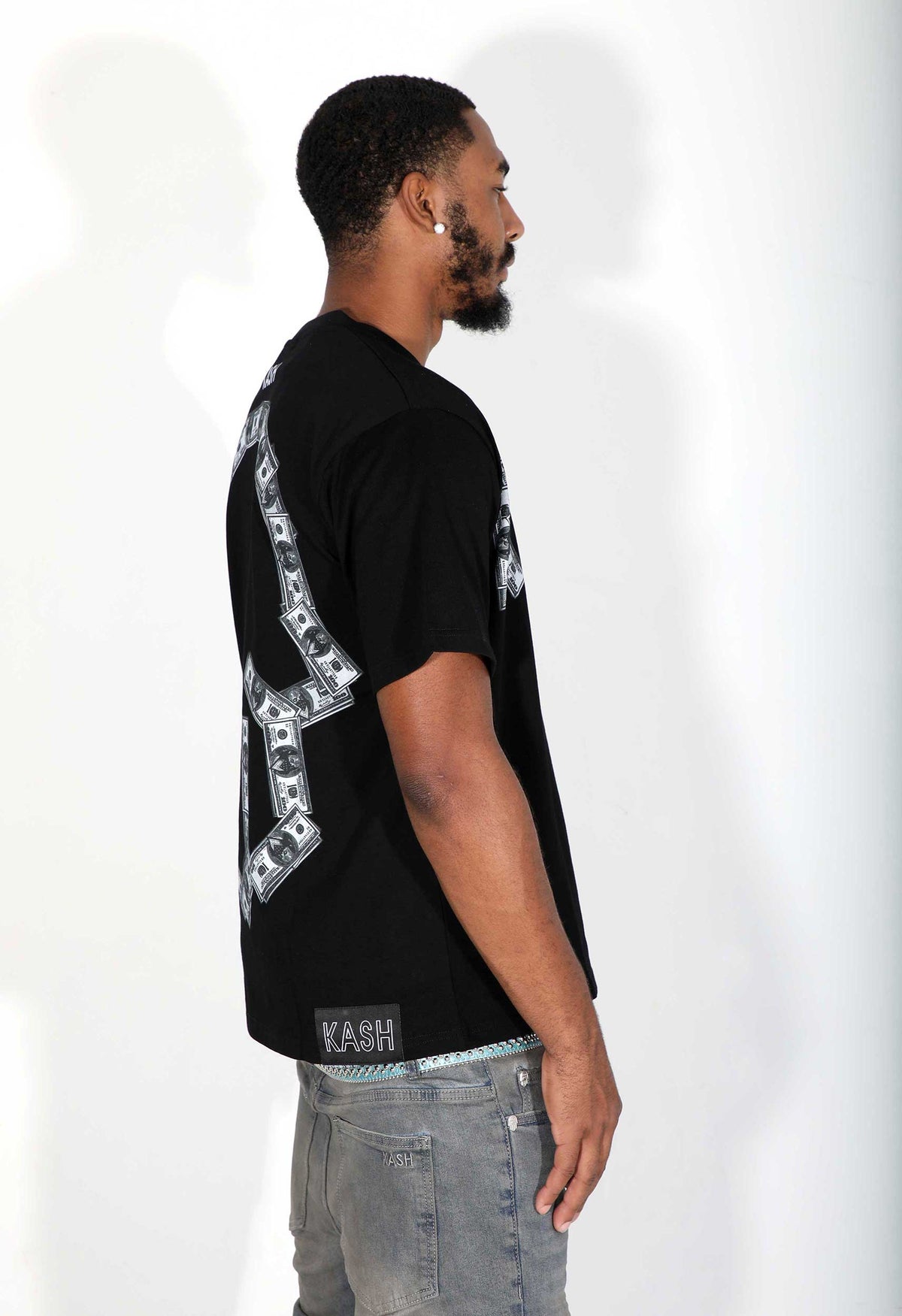 Kash $$$ Tee - Black