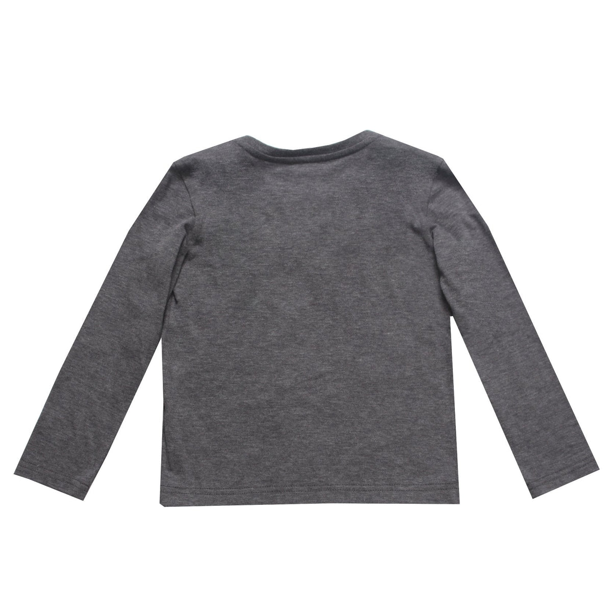 Kids-Girls Back to School Long Sleeve T-Shirt-Grey