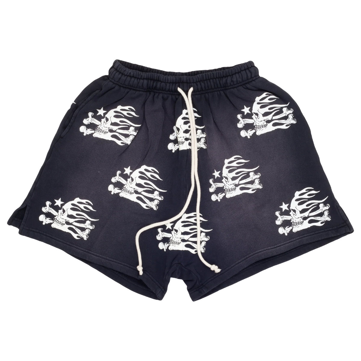 HELLSTAR SKULL SHORTS - BLACK