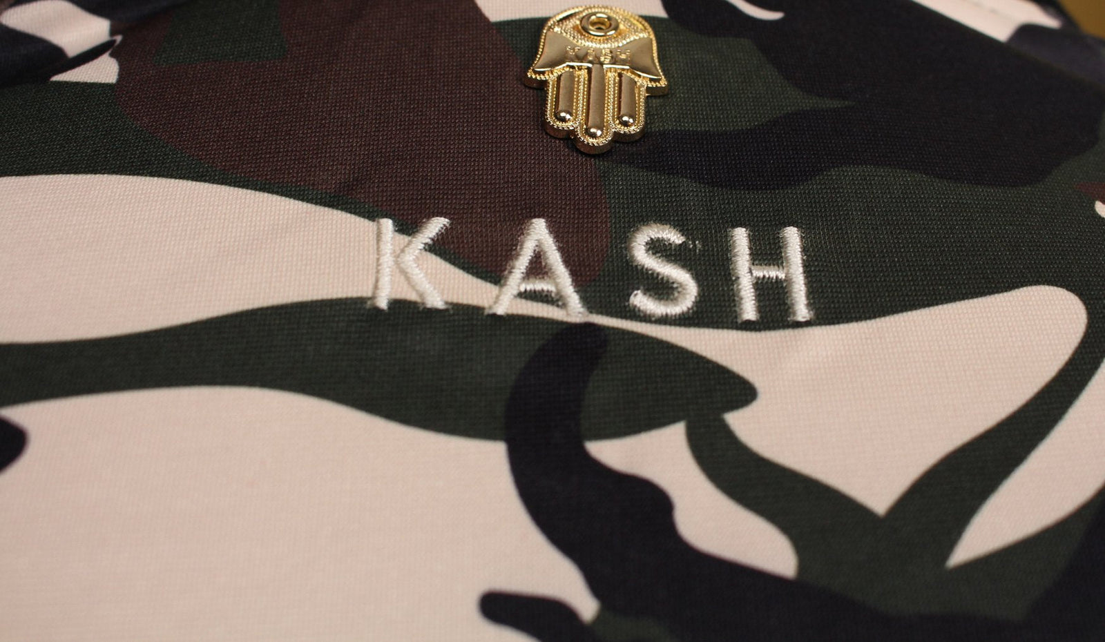Kash Camouflage Track Jacket in green – view 5 of 6