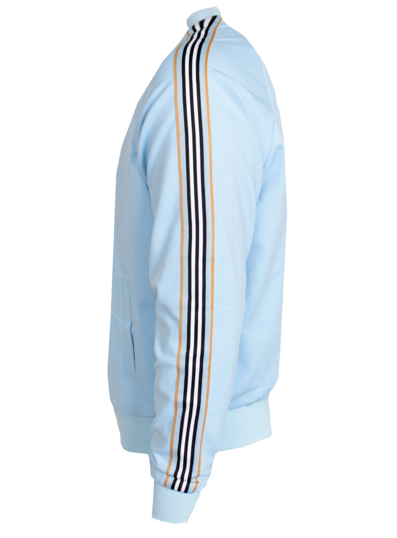 Kash Ice Cream Cone Track Jacket with Side Stripes in sky blue – view 1 of 7