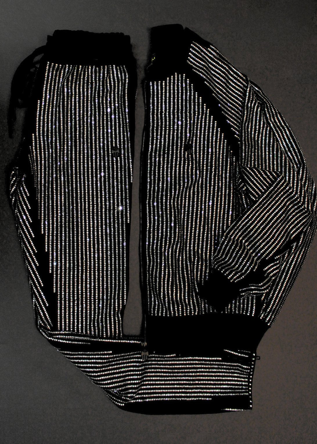 Men's Diamond Pants-Black/Clear