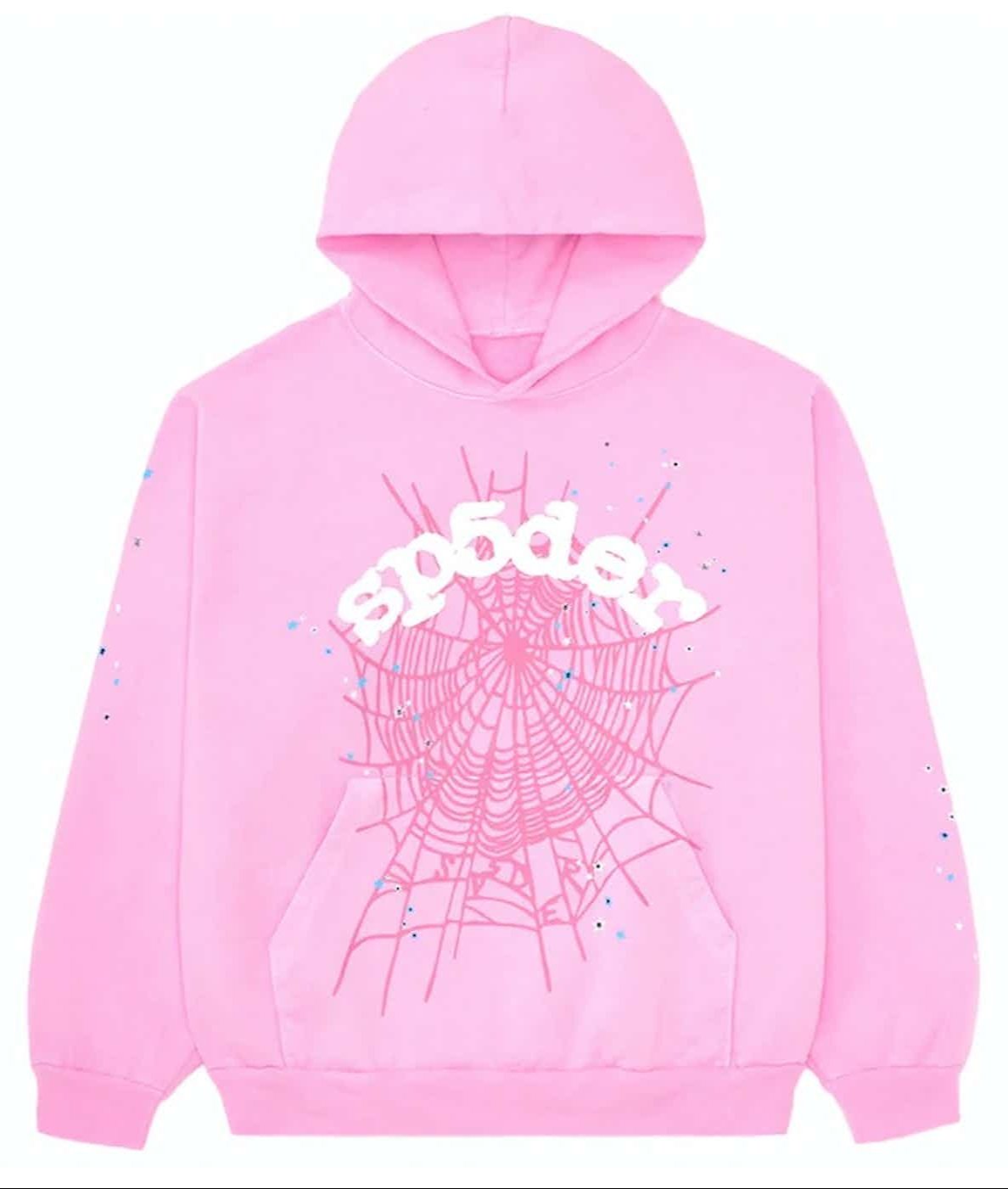 SP5DER OG WEB HOODIE - PINK