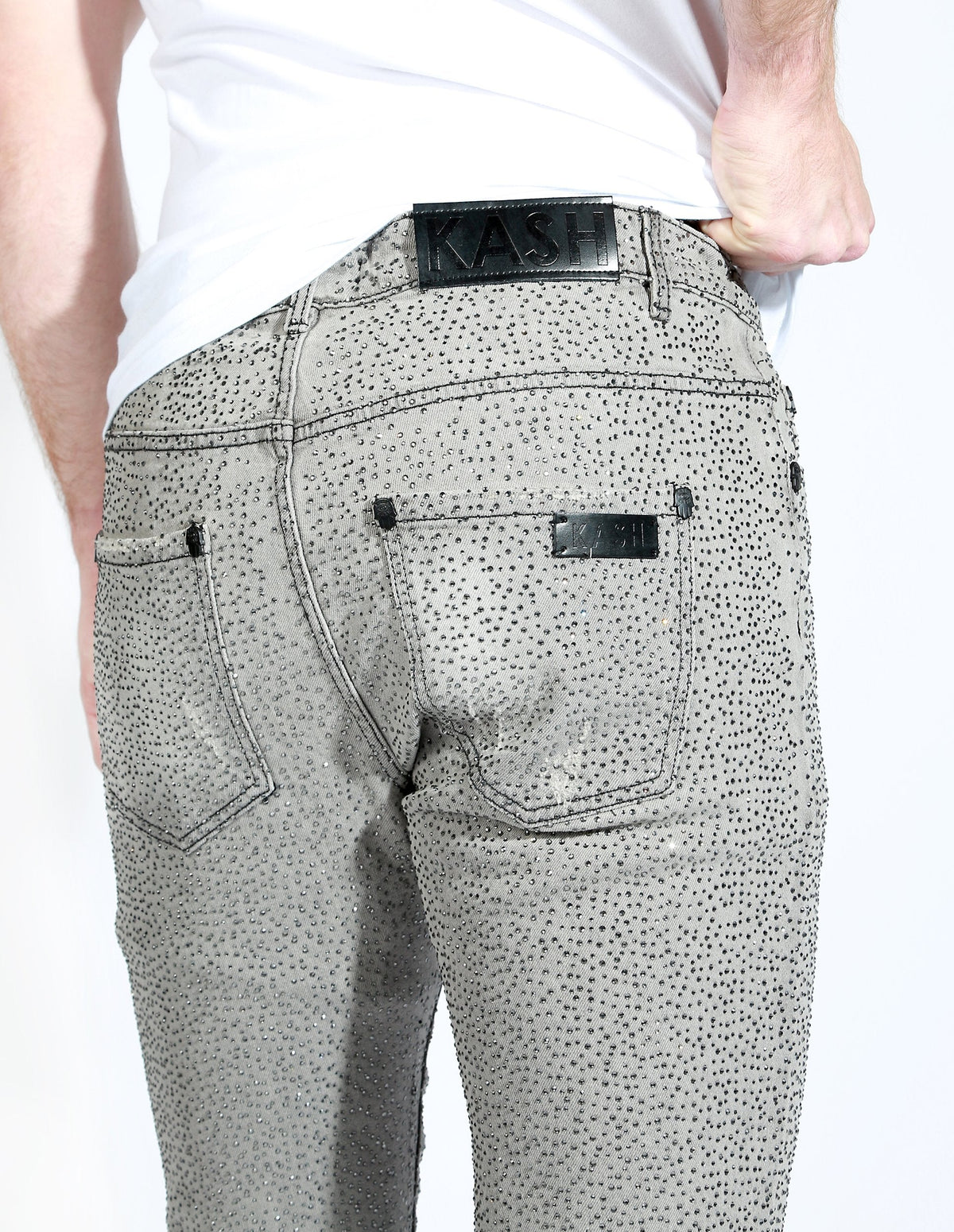 Kash Diamond Denim - Grey
