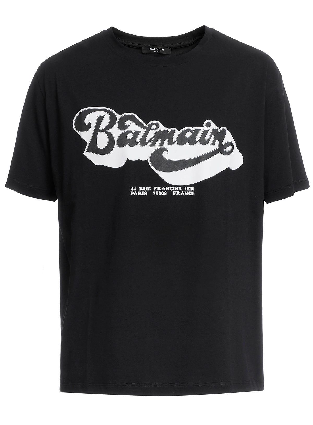 BALMAIN 70s T-SHIRT - BLACK