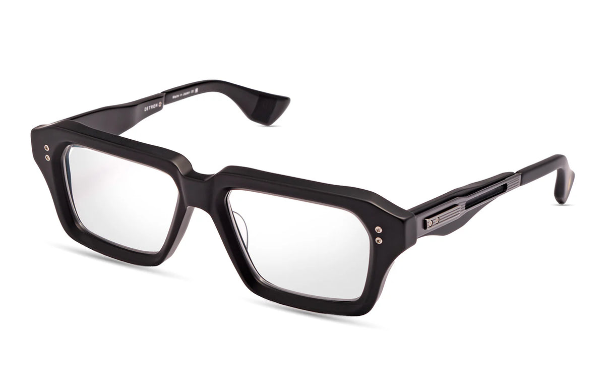 DETRON Optical// Matte Black - Black Iron w/Clear