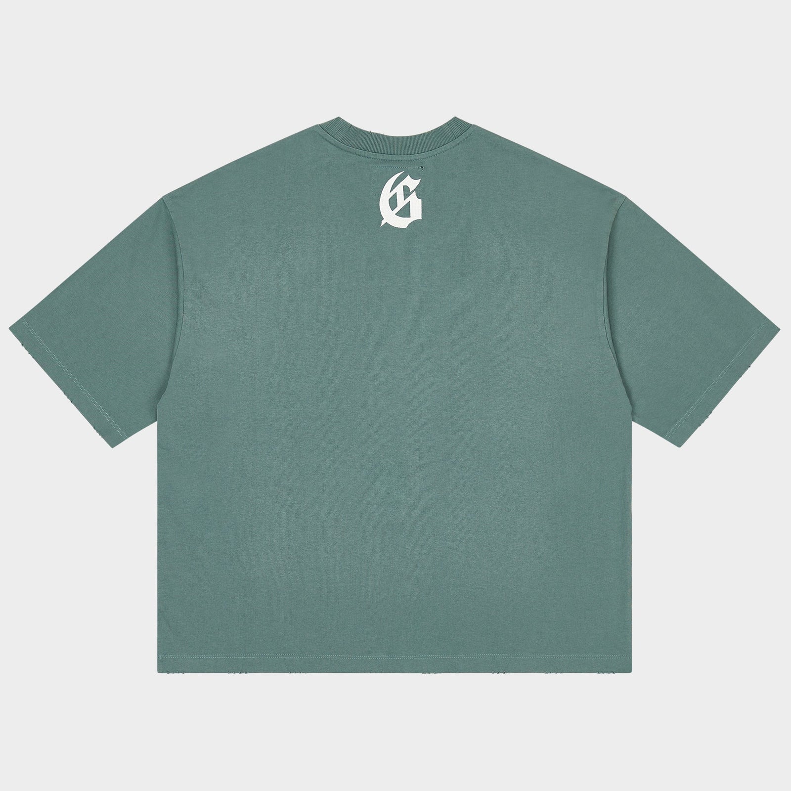 Godspeed VITAL Tee in Sage Smoke, detail