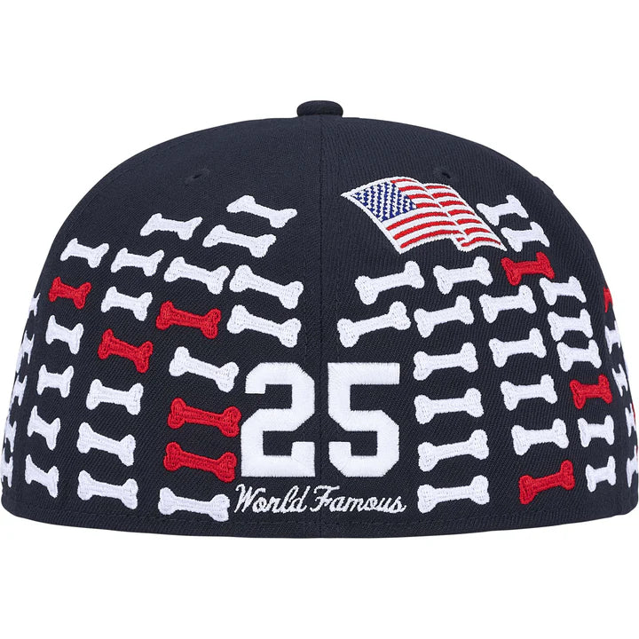 Supreme Bones Box Logo New Era in Navy – view 3 of 3
