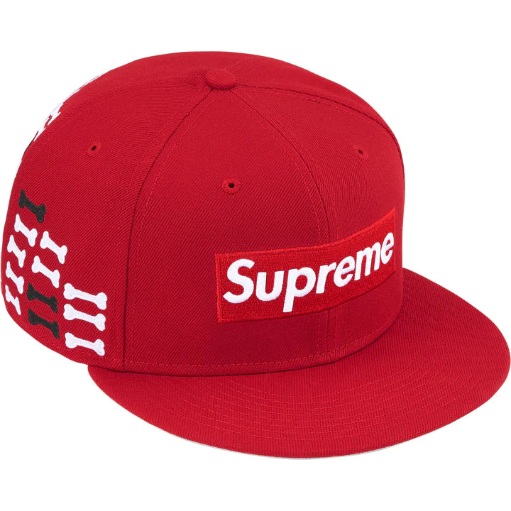 Supreme Bones Box Logo New Era - Red – view 1 of 3