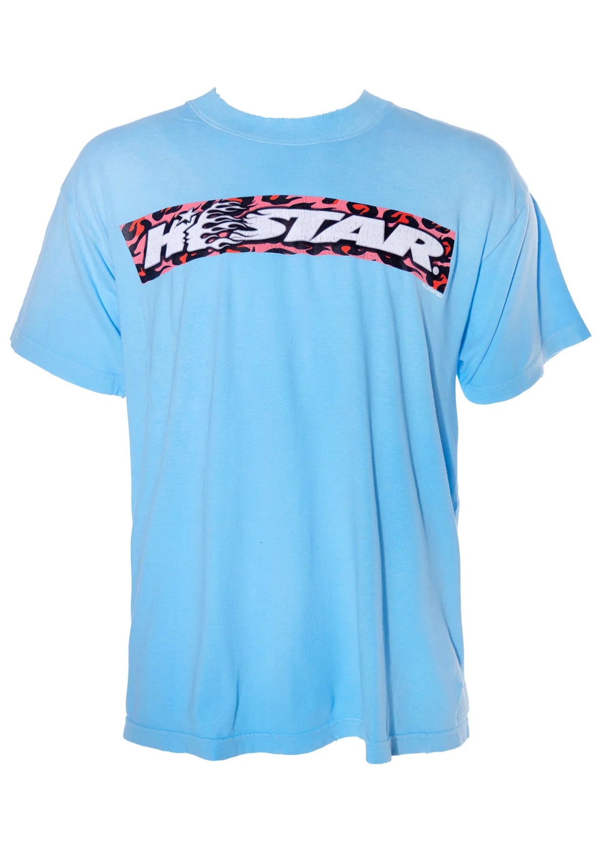 HELLASTAR BOX LOGO T-SHIRT- BLUE