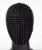 Fashion Rhinestones Full Face Mask - Black