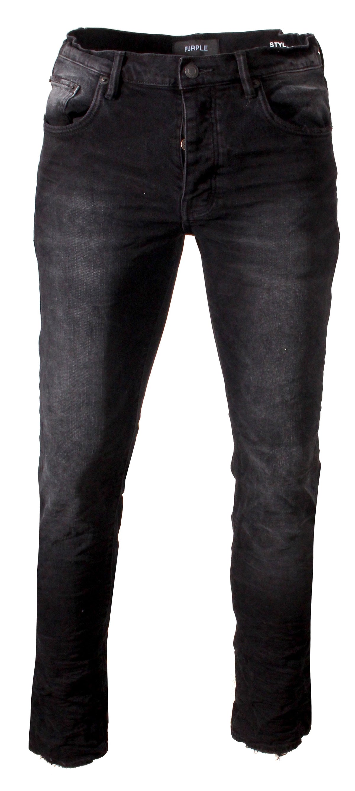 MEN'S SLIM FIT LOW RISE W| SLIM LEG - BLACK WASH