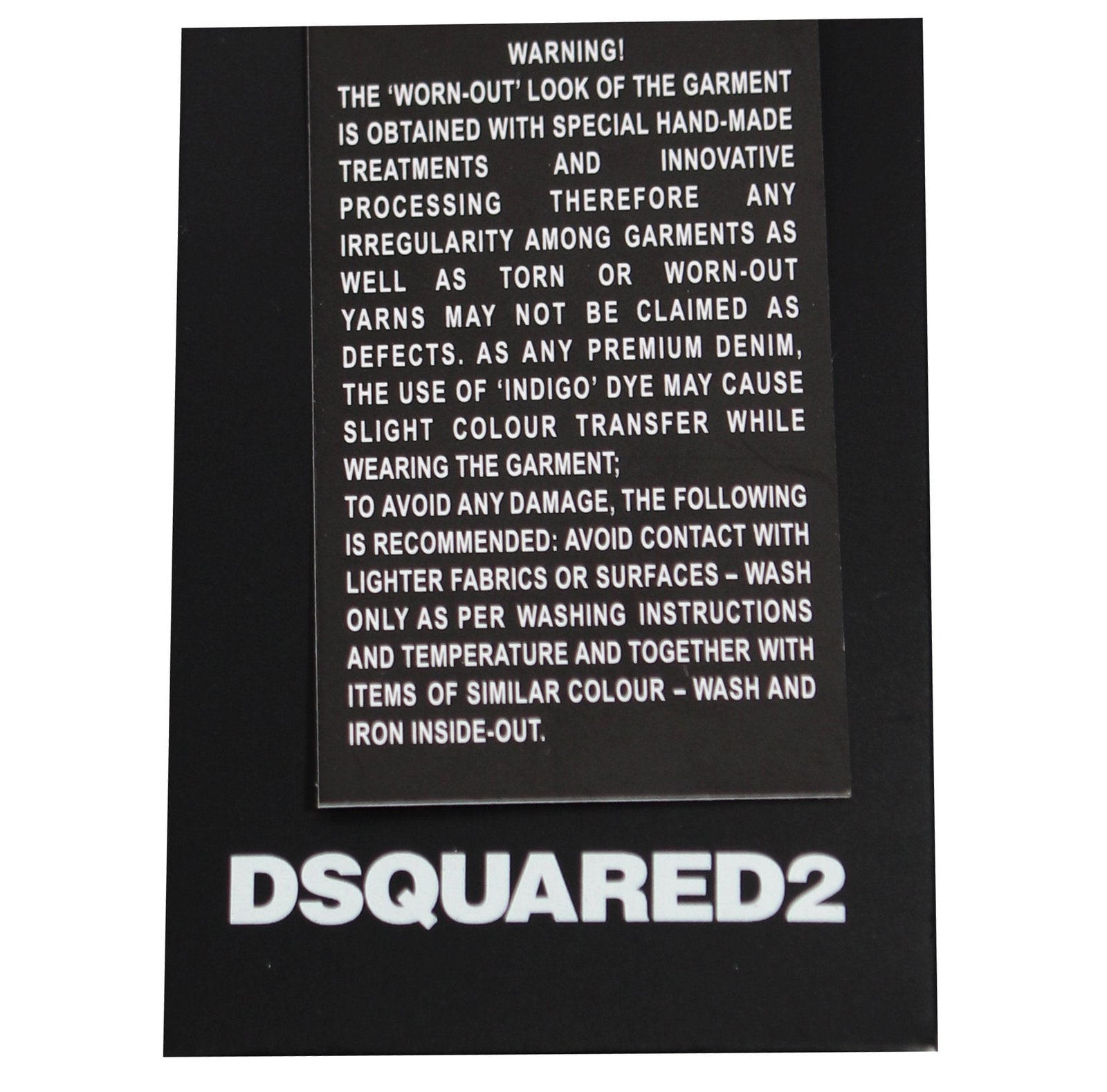 Dsquared2 Paint Splatter Long Crotch Denim in blue – view 3 of 3