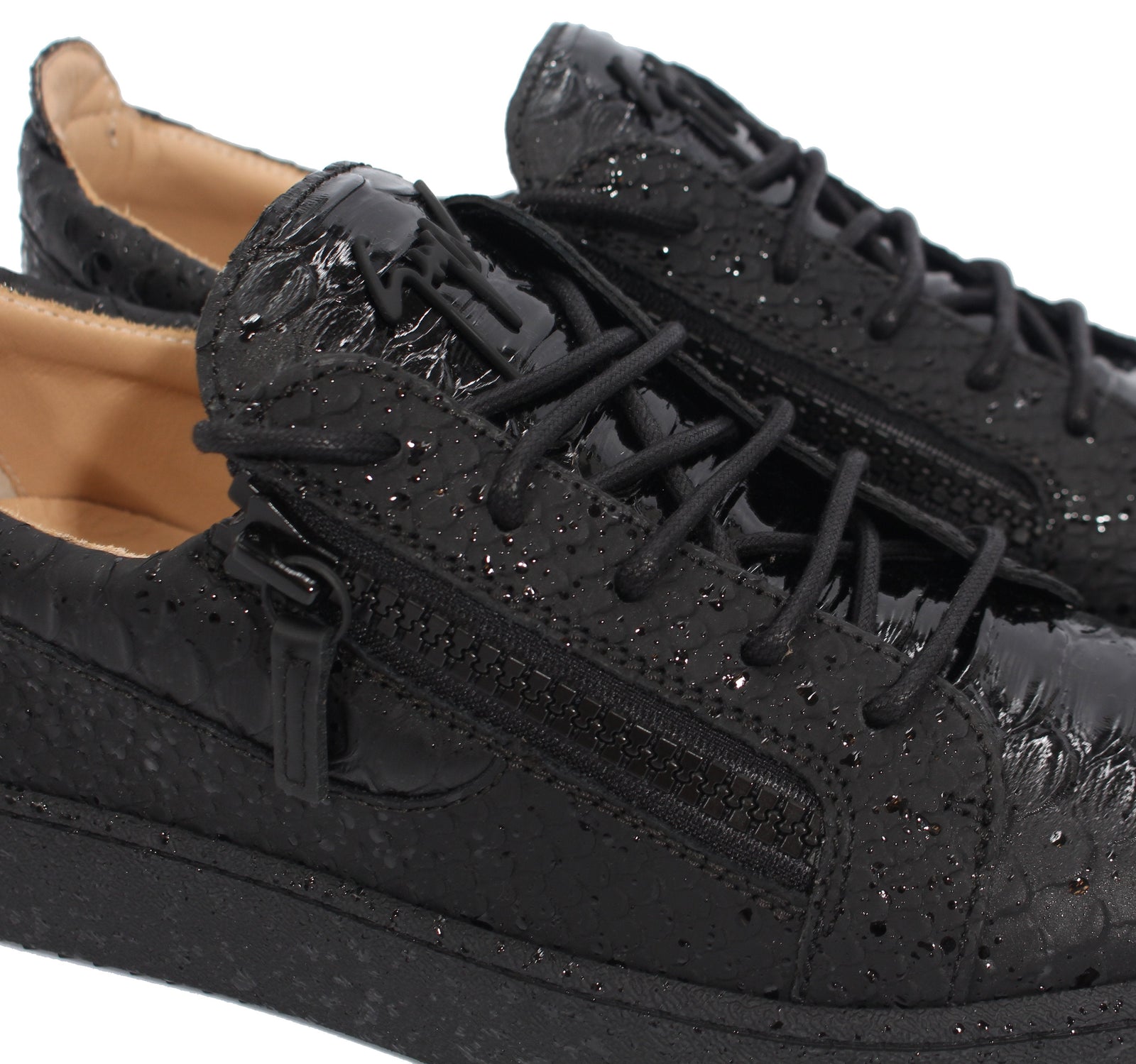 Giuseppe Zanotti Insomnia Python Sneakers in black – view 3 of 3