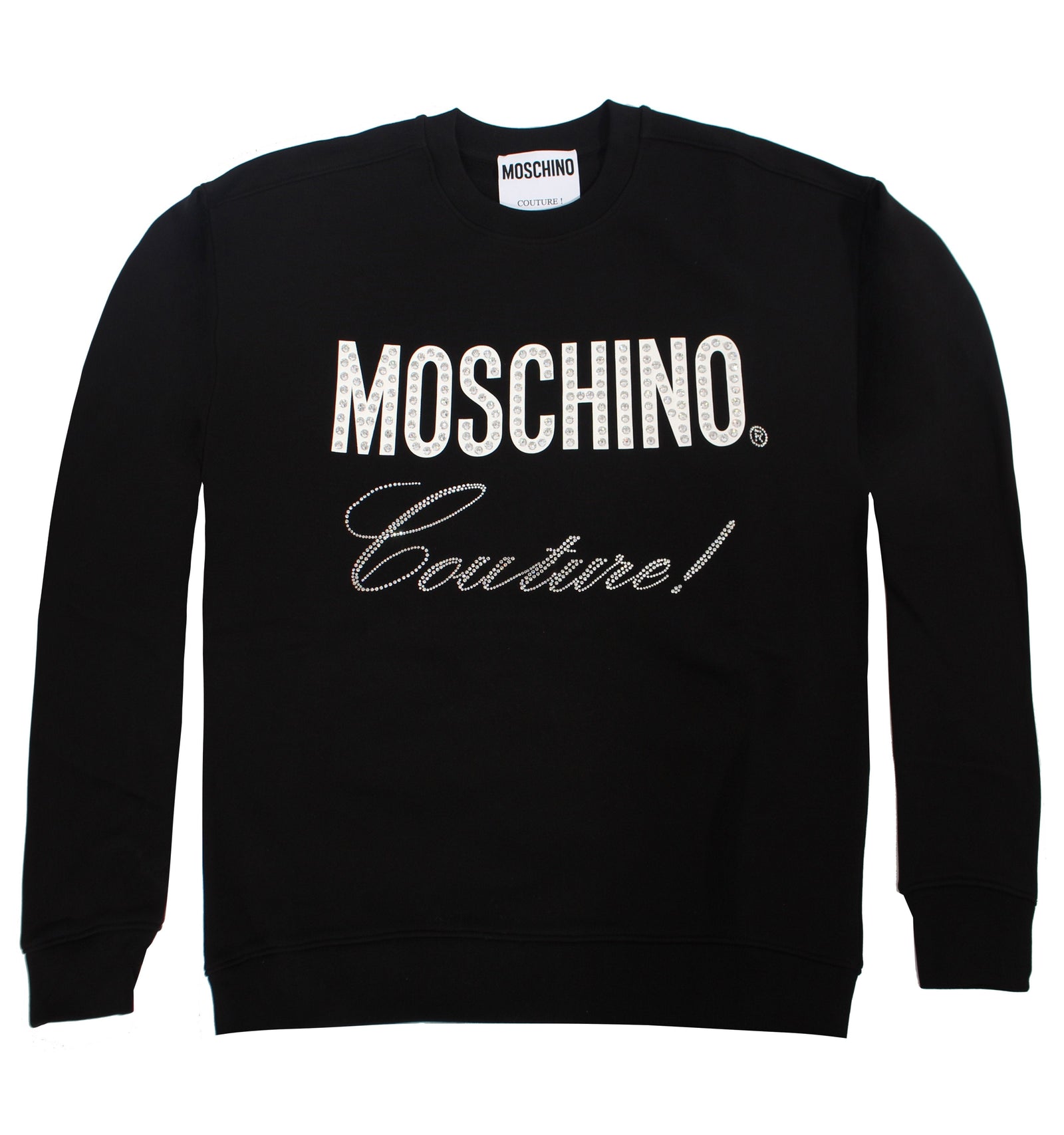 Moschino Crystal Sweatshirt in black