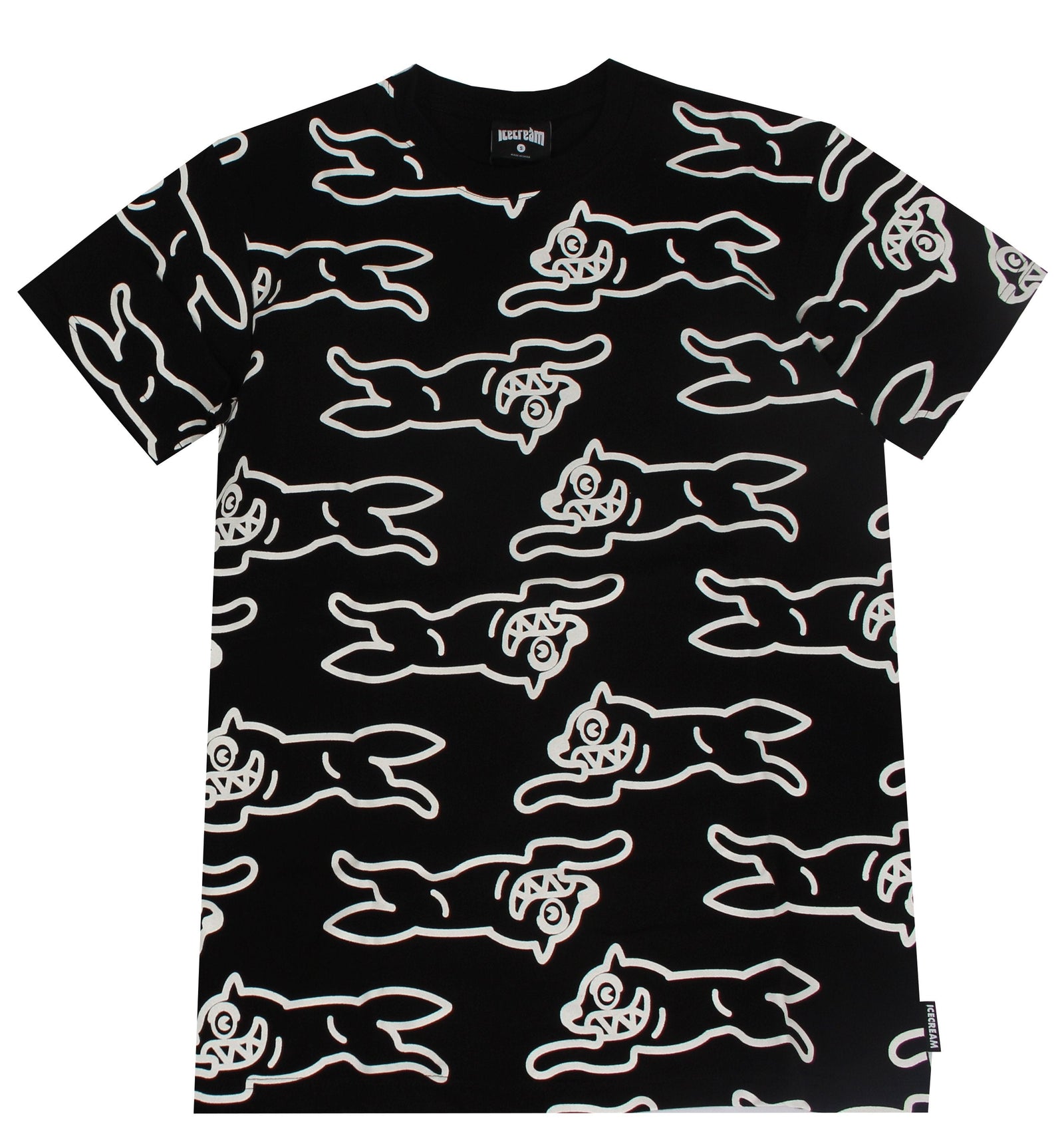 Icecream Repeat Offender Short Sleeve Knit in black – view 1 of 2