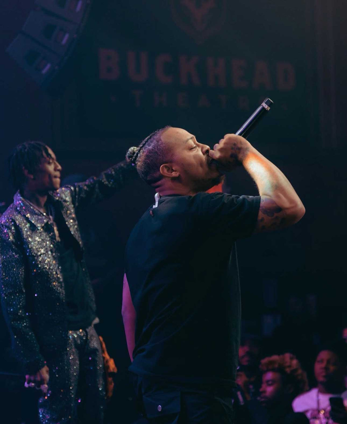 KASH DIAMOND COLLECTION- BLACK DENIM JACKET WITH CLEAR CRYSTALS