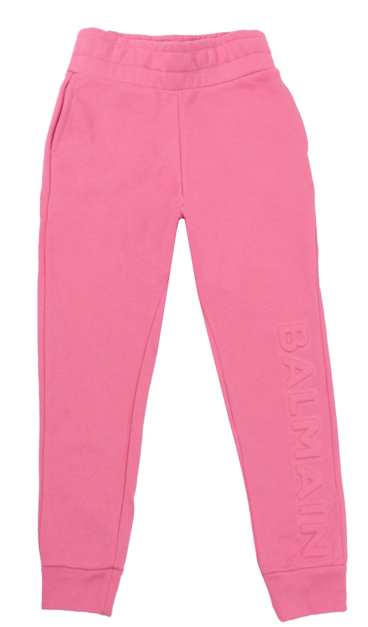 Sweatpants W/ Embossed Logo - Fuchsia