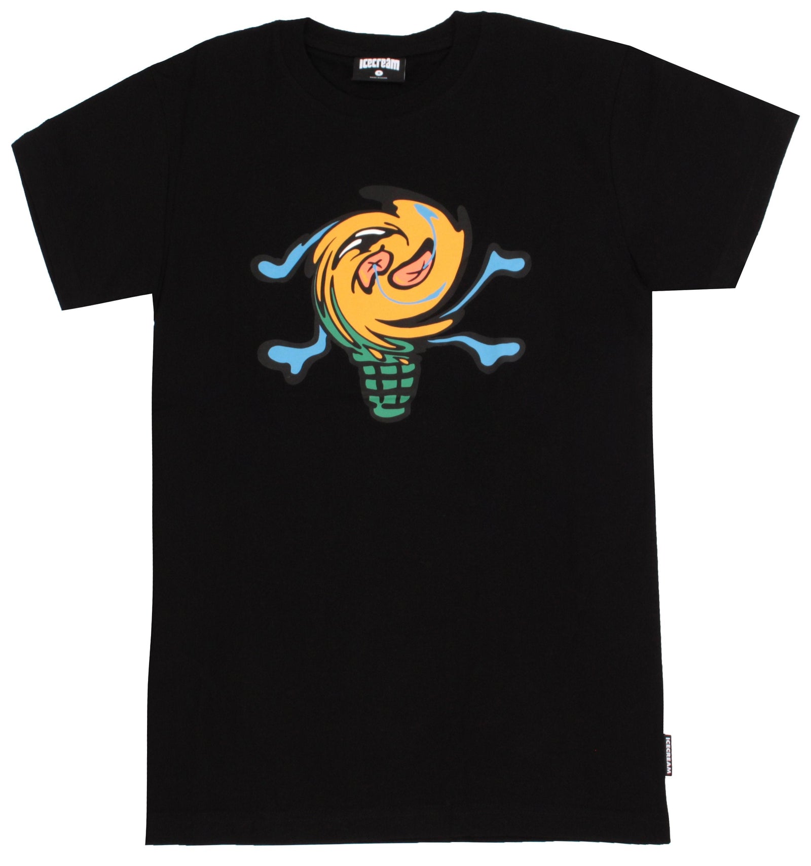 ICECREAM Soft Serve Short Sleeve Tee in black – view 1 of 2