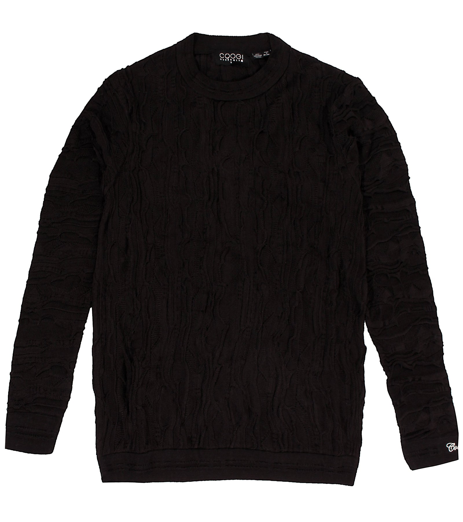 COOGI Heavy Knit Sweater in black – view 1 of 4