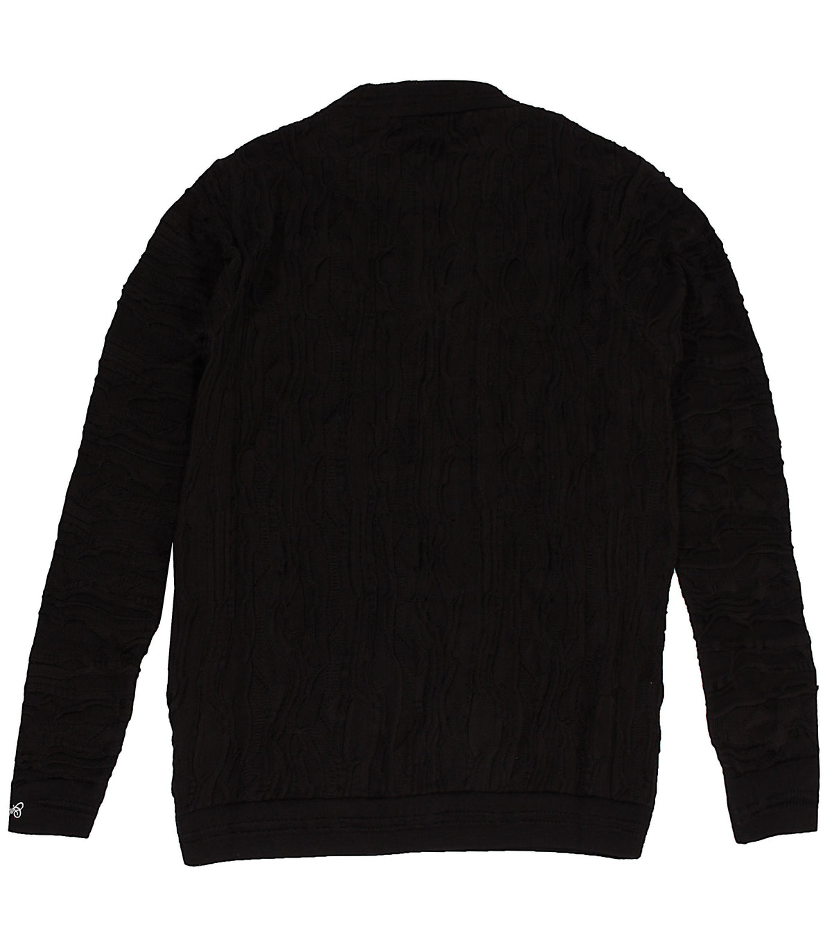 COOGI HEAVY KNIT SWEATER - BLACK