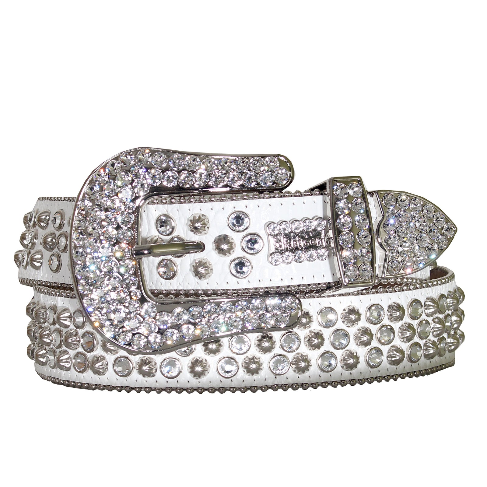 B.B. Simon Crystal Belt in white and clear – view 1 of 2
