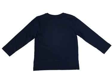 Hugo Boss boys long sleeve logo tee in navy – view 2 of 2