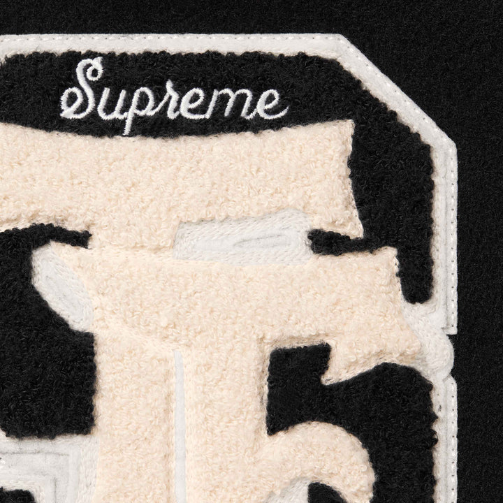 Supreme Drill Team Varsity Jacket in black – view 3 of 4