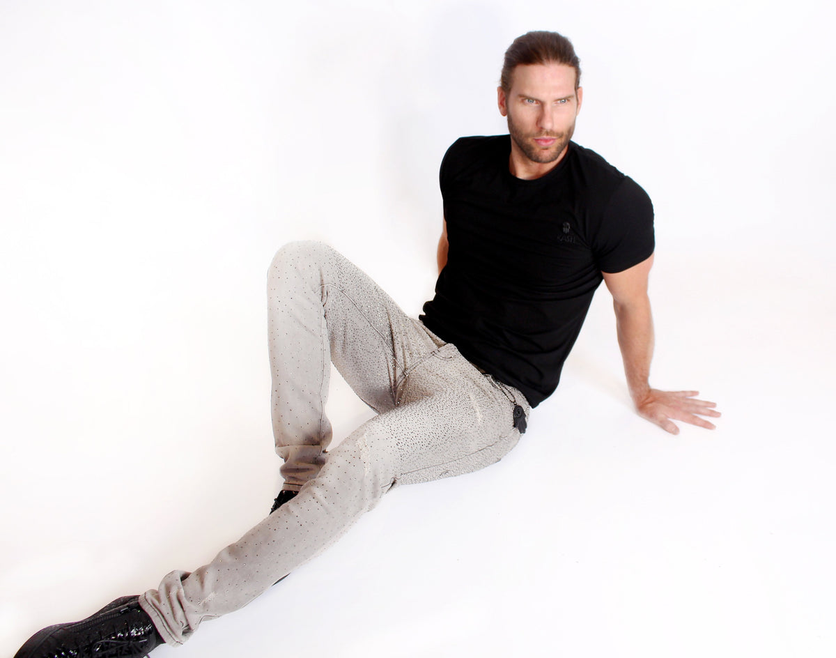 Kash Diamond Denim - Grey