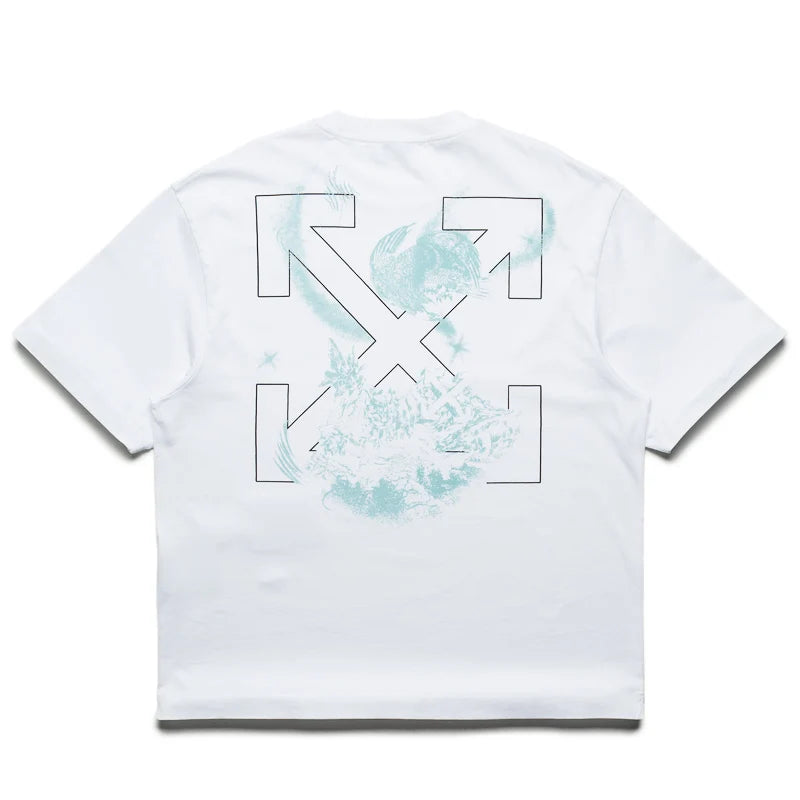 MOON S/S SKATE TEE - WHITE