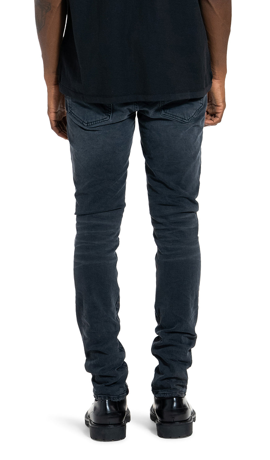 Purple Brand Overdye Slim Denim in Black – view 4 of 4