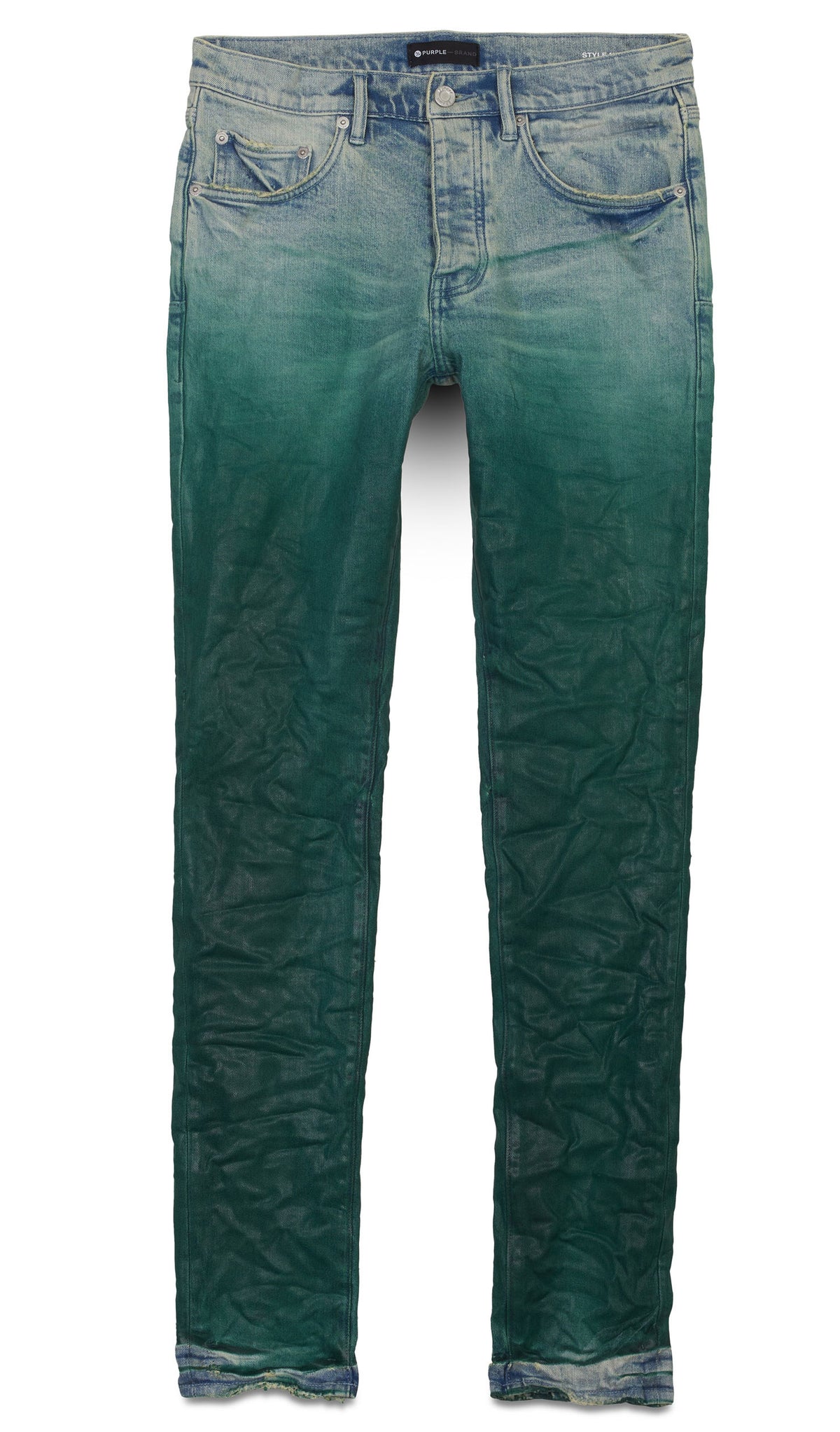 Men's Two Tone Indigo Bleach