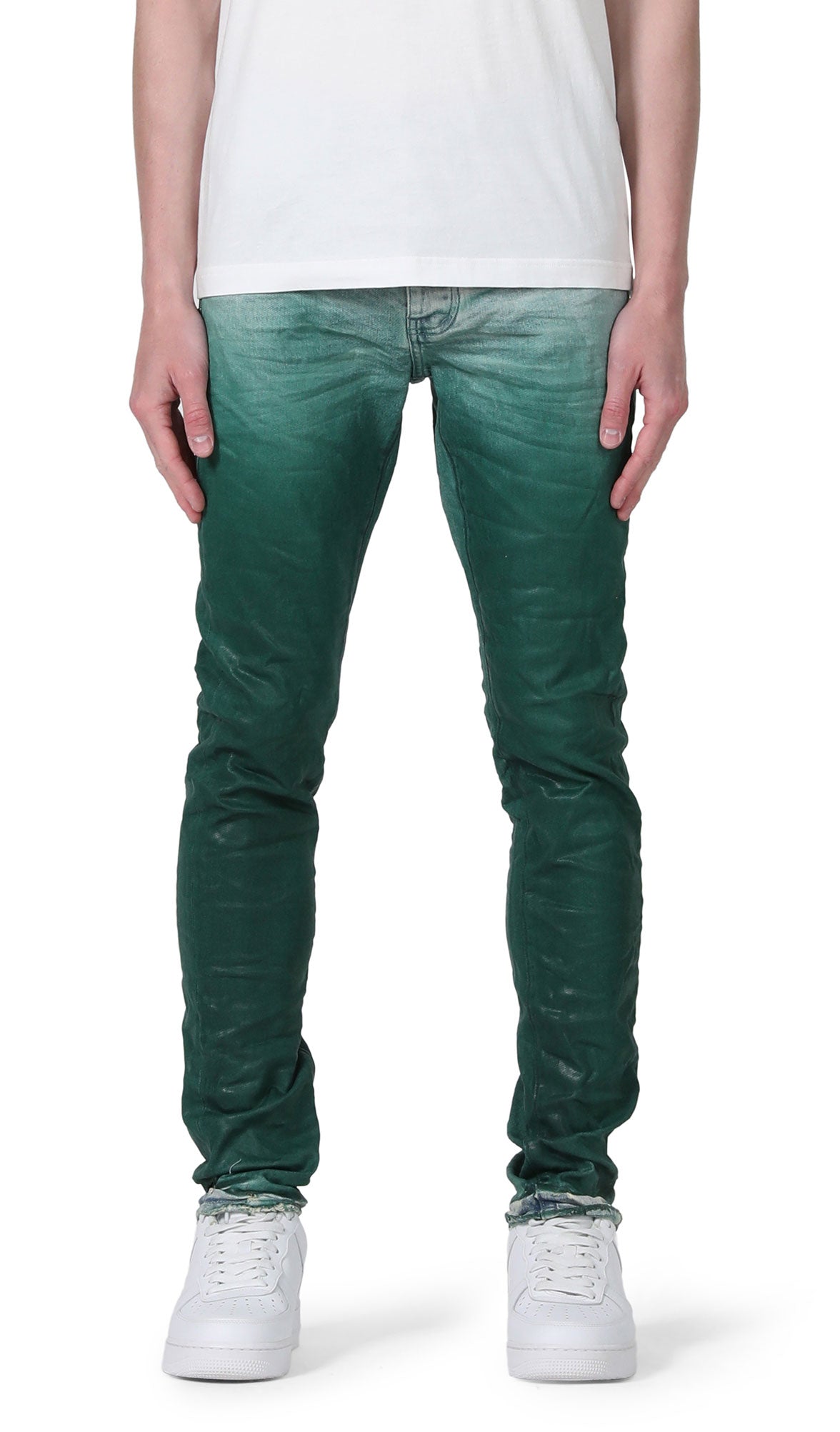 Men's Two Tone Indigo Bleach